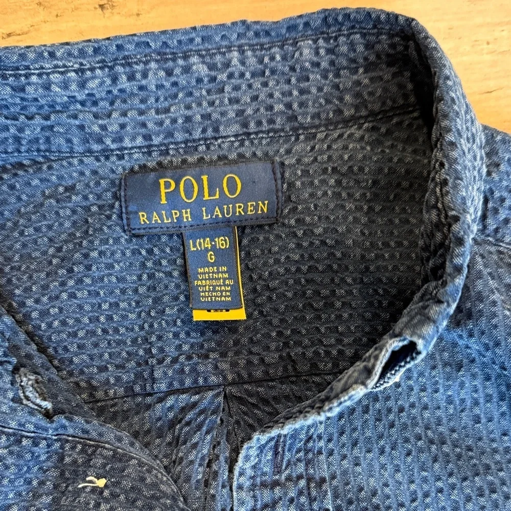 Polo by Ralph Lauren Navy Casual Shirt